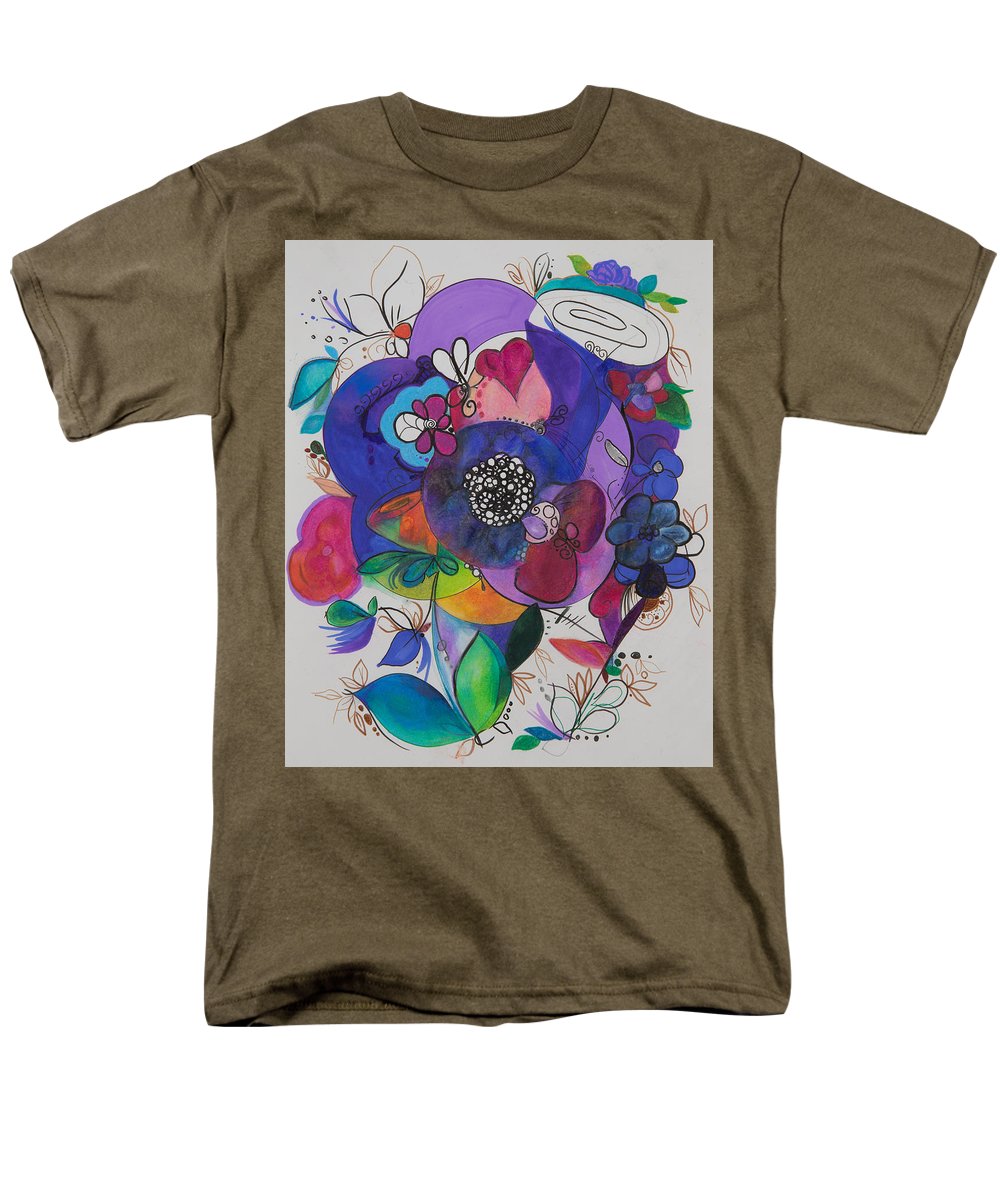 Bouquets - Zentangle Collection - Men's T-Shirt  (Regular Fit)