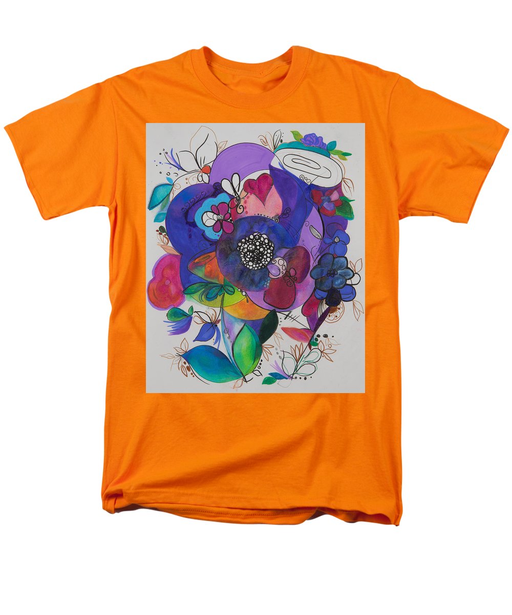 Bouquets - Zentangle Collection - Men's T-Shirt  (Regular Fit)