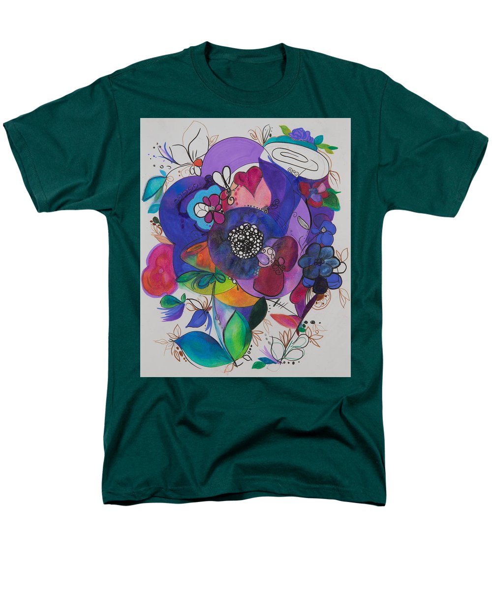 Bouquets - Zentangle Collection - Men's T-Shirt  (Regular Fit)