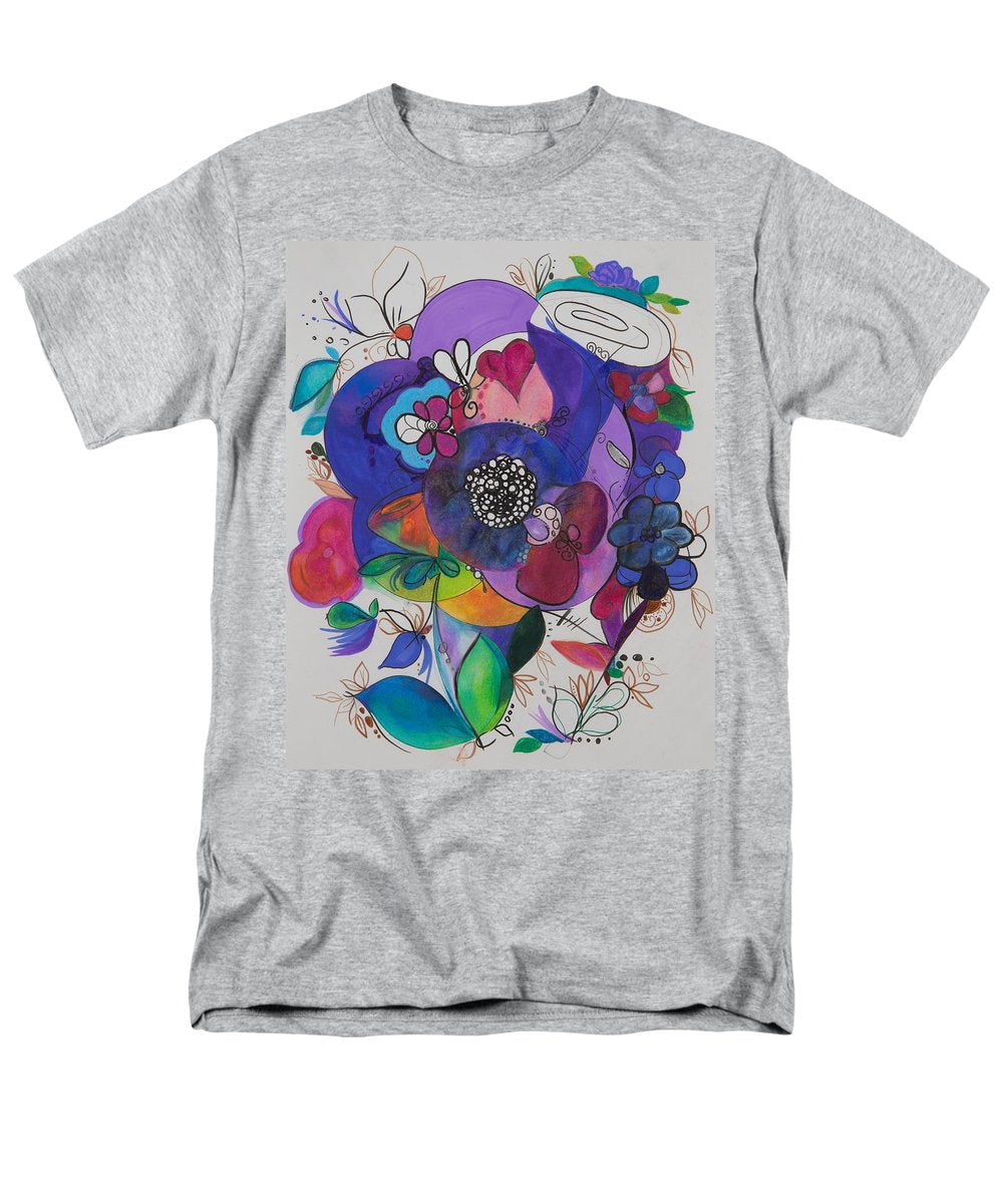 Bouquets - Zentangle Collection - Men's T-Shirt  (Regular Fit)