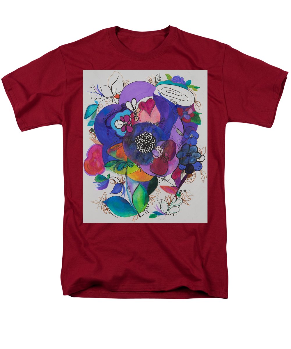 Bouquets - Zentangle Collection - Men's T-Shirt  (Regular Fit)