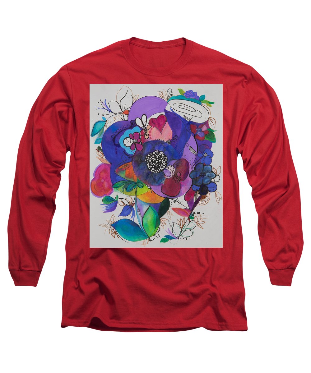 Bouquets - Zentangle Collection - Long Sleeve T-Shirt