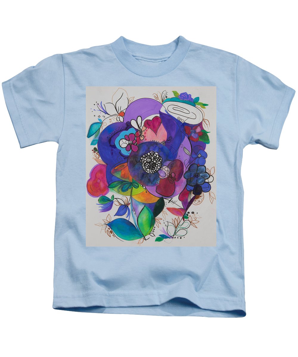 Bouquets - Zentangle Collection - Kids T-Shirt