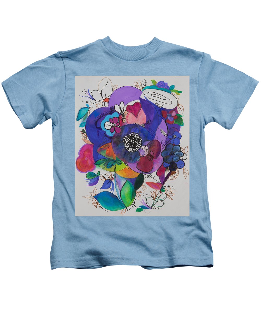 Bouquets - Zentangle Collection - Kids T-Shirt