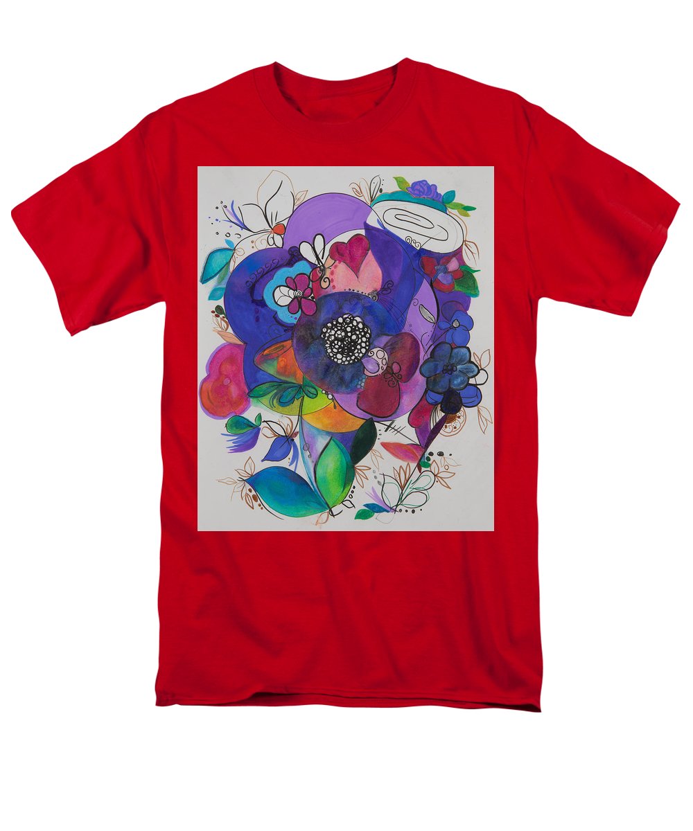 Bouquets - Zentangle Collection - Men's T-Shirt  (Regular Fit)