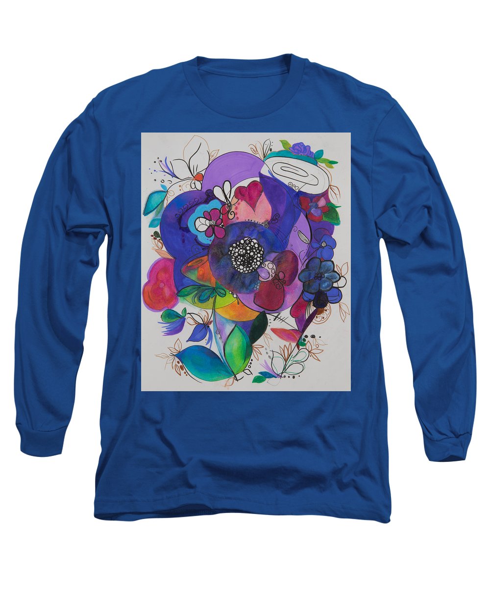 Bouquets - Zentangle Collection - Long Sleeve T-Shirt