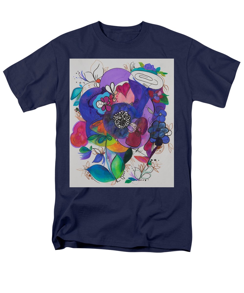 Bouquets - Zentangle Collection - Men's T-Shirt  (Regular Fit)