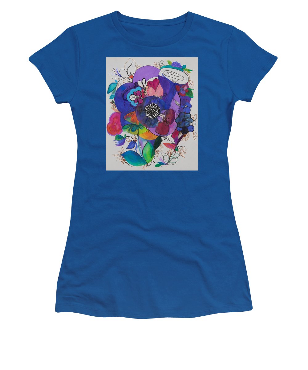 Bouquets - Zentangle Collection - Women's T-Shirt