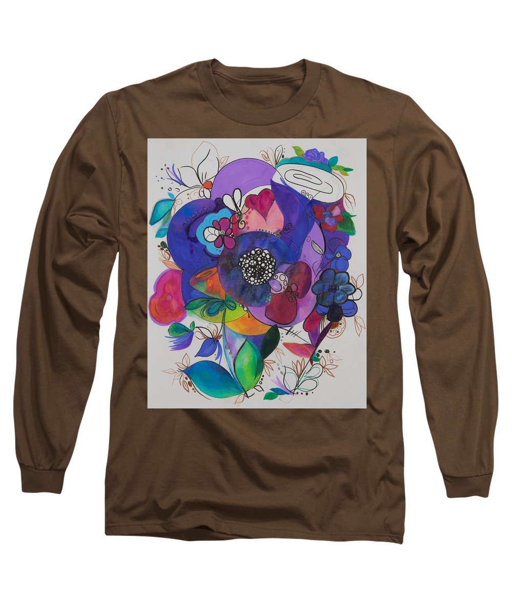 Bouquets - Zentangle Collection - Long Sleeve T-Shirt