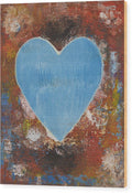Number 3 - Corazones Collection - Wood Print