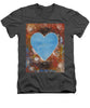 Number 3 - Corazones Collection - Men's V-Neck T-Shirt