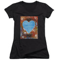Number 3 - Corazones Collection - Women's V-Neck