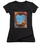 Number 3 - Corazones Collection - Women's V-Neck
