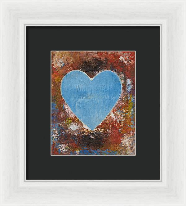 Number 3 - Corazones Collection - Framed Print