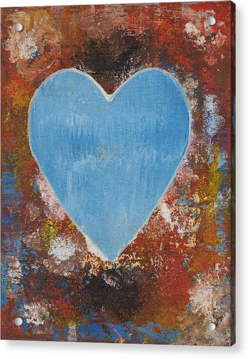 Number 3 - Corazones Collection - Acrylic Print