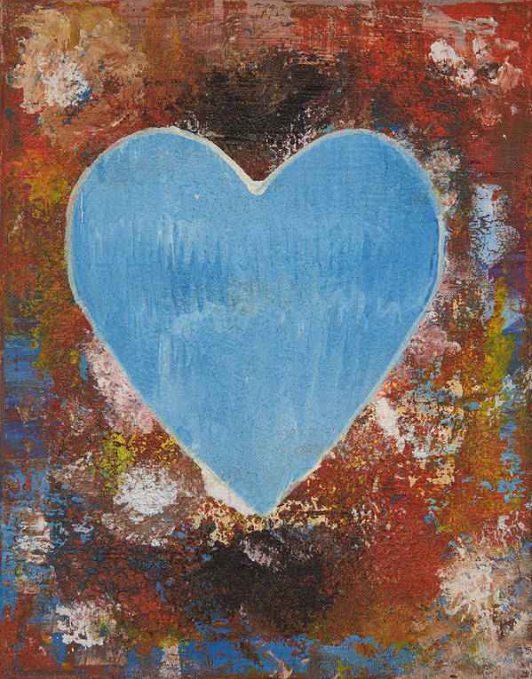 Number 3 - Corazones Collection - Art Print