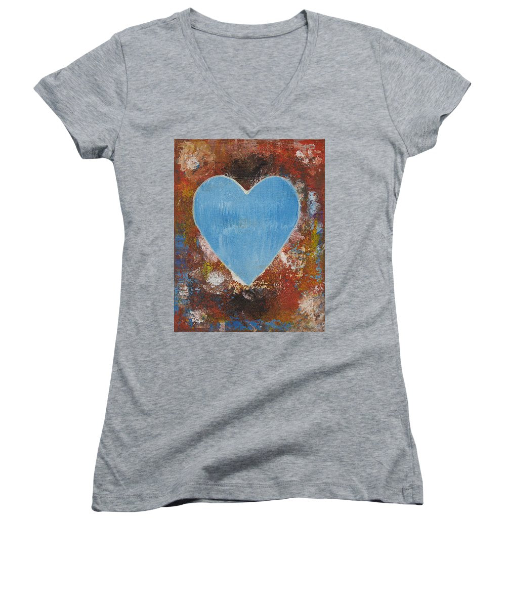 Number 3 - Corazones Collection - Women's V-Neck