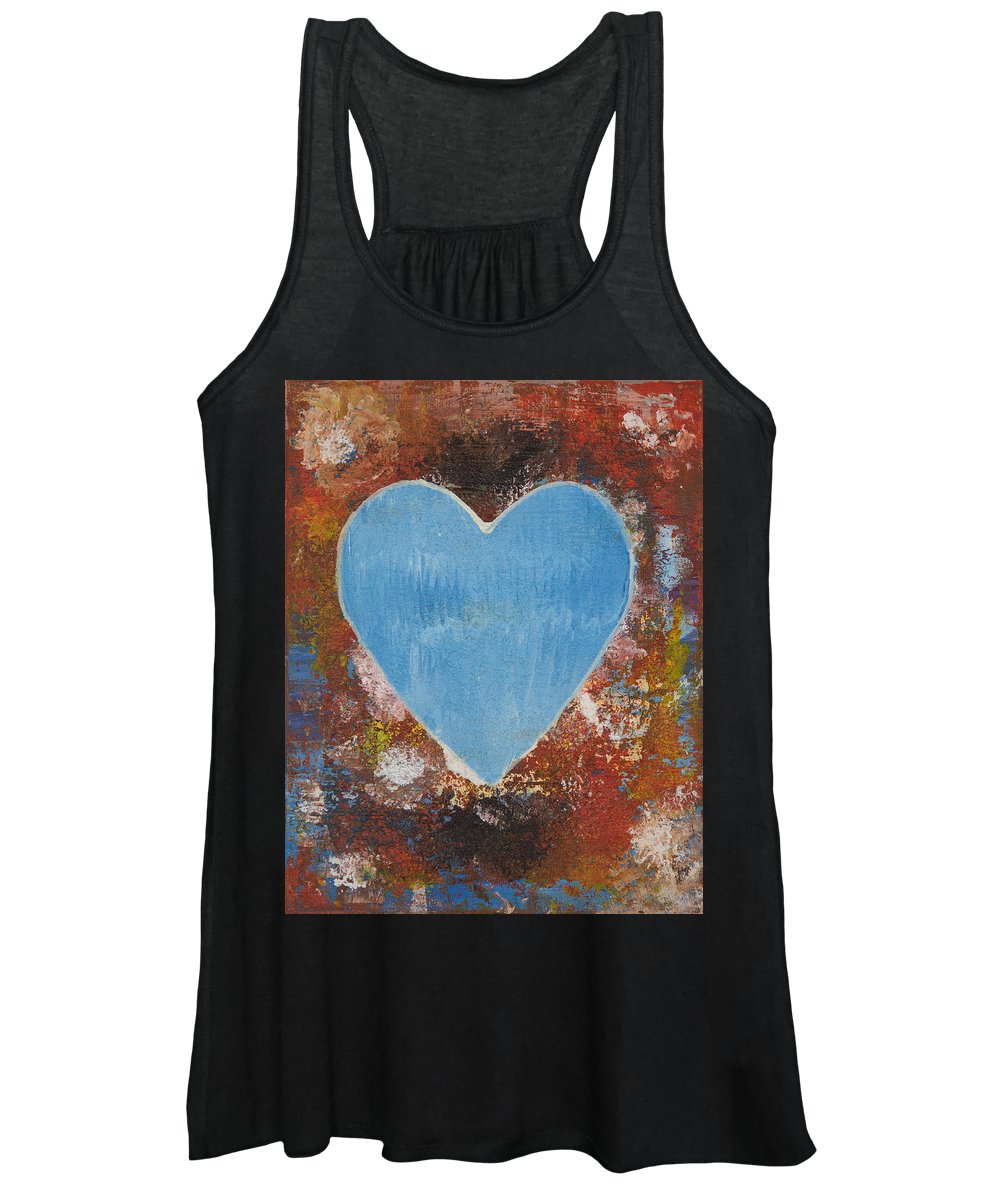 Number 3 - Corazones Collection - Women's Tank Top