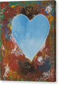 Number 4 - Corazones Collection - Canvas Print