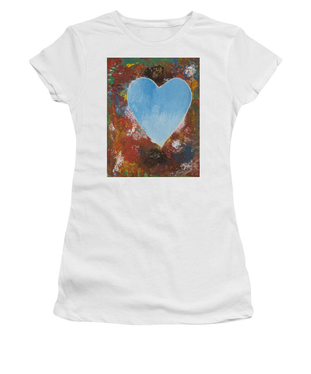 Number 4 - Corazones Collection - Women's T-Shirt
