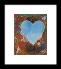 Number 4 - Corazones Collection - Framed Print