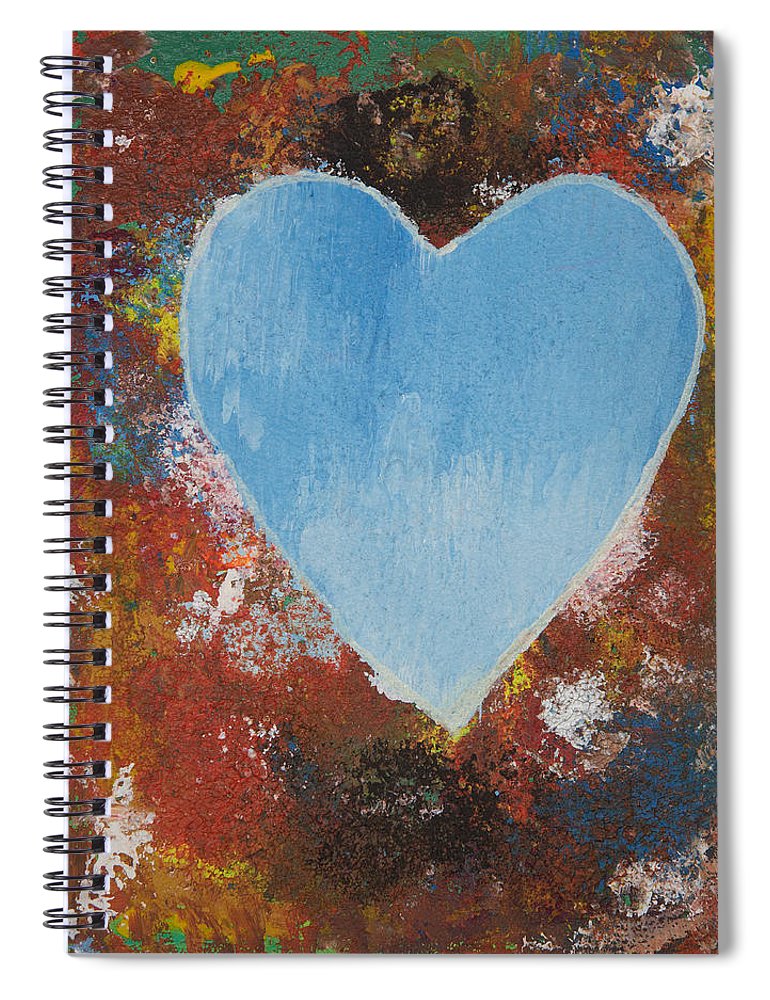 Number 4 - Corazones Collection - Spiral Notebook