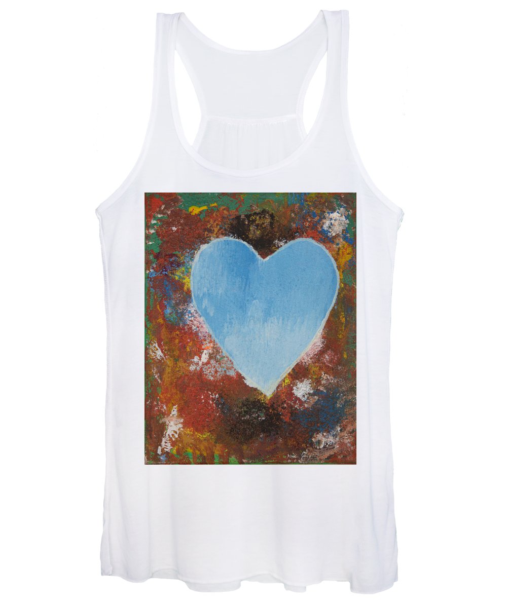 Number 4 - Corazones Collection - Women's Tank Top