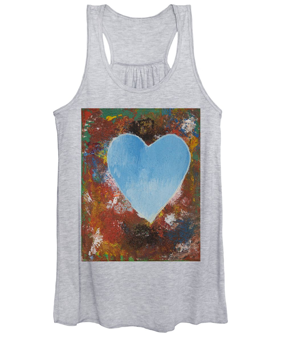 Number 4 - Corazones Collection - Women's Tank Top