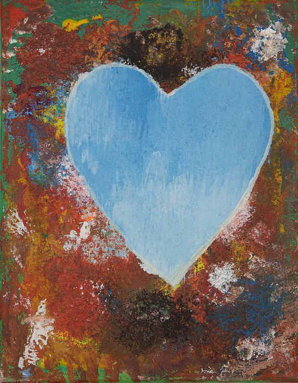 Number 4 - Corazones Collection - Art Print