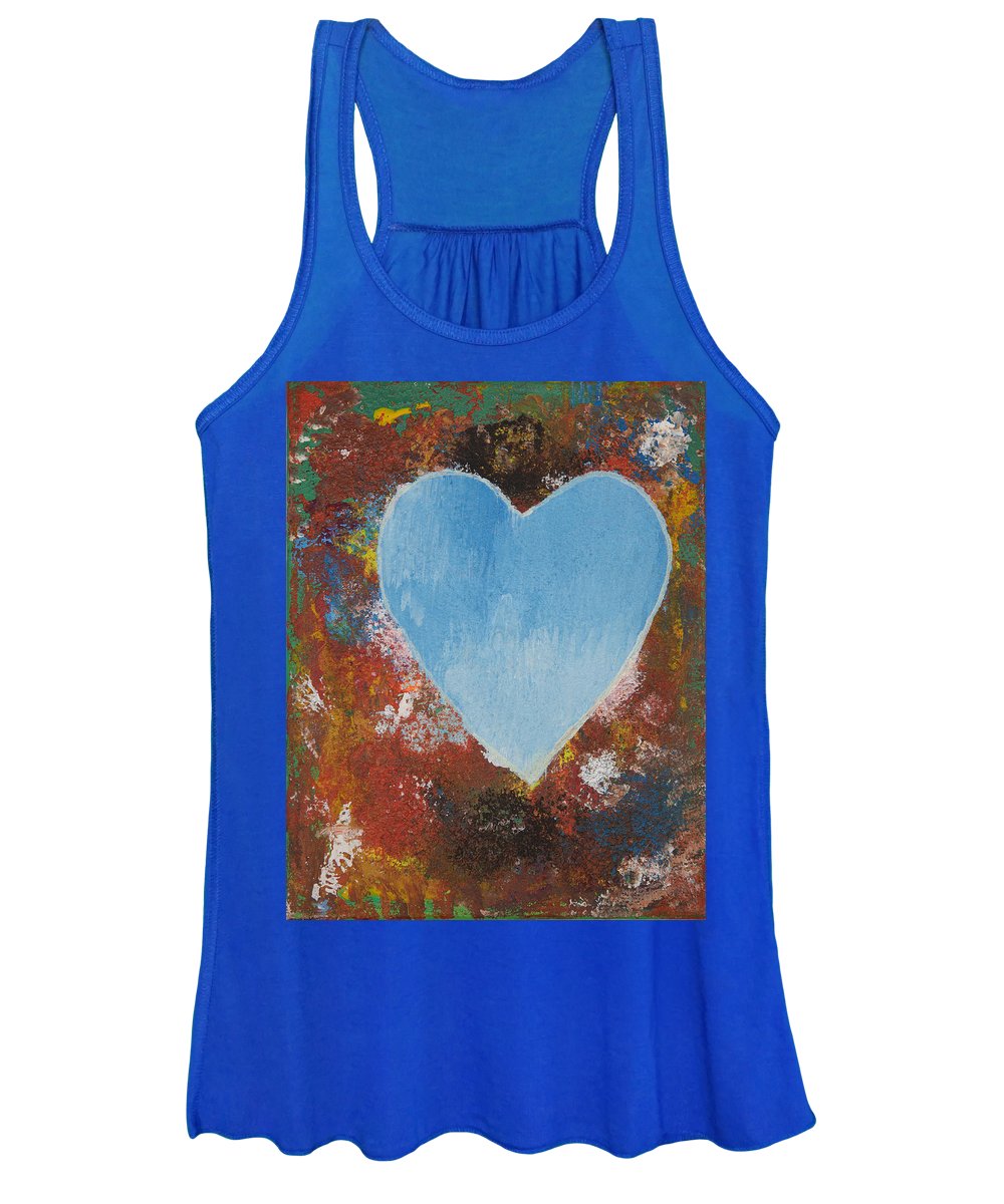 Number 4 - Corazones Collection - Women's Tank Top
