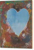 Number 4 - Corazones Collection - Wood Print