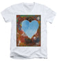 Number 4 - Corazones Collection - Men's V-Neck T-Shirt