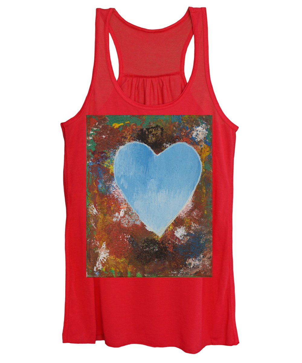 Number 4 - Corazones Collection - Women's Tank Top
