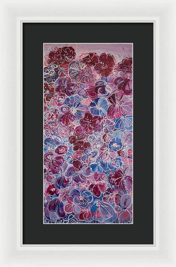 Cotton Candy - Blooming Collection - Framed Print