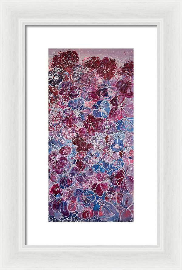 Cotton Candy - Blooming Collection - Framed Print