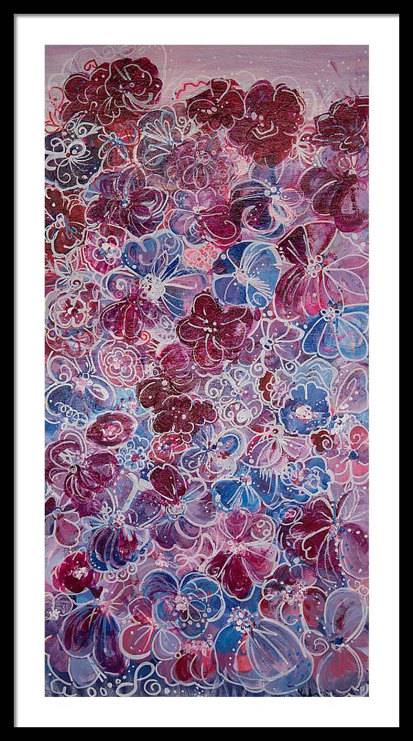 Cotton Candy - Blooming Collection - Framed Print