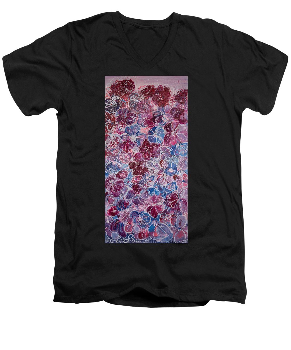 Cotton Candy - Blooming Collection - Men's V-Neck T-Shirt