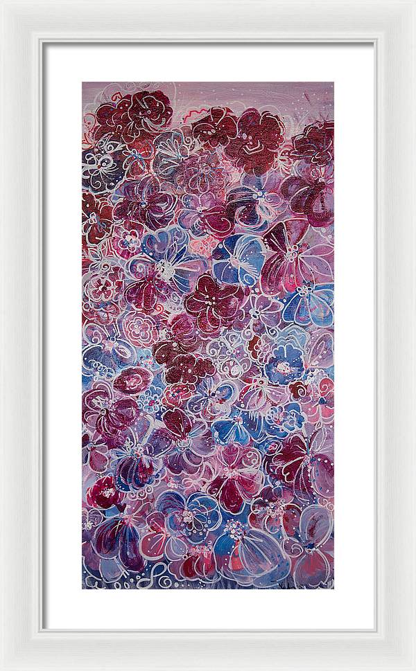 Cotton Candy - Blooming Collection - Framed Print