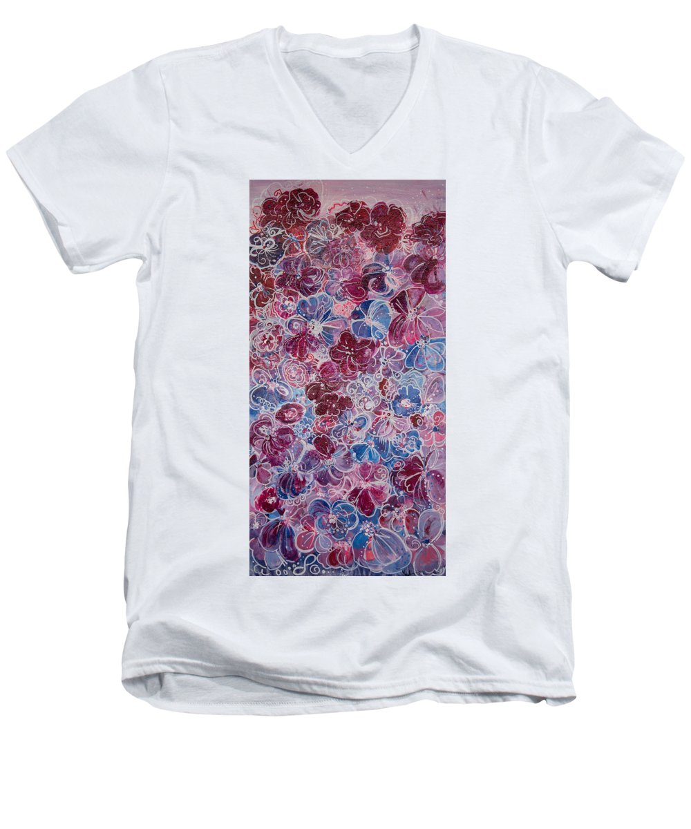 Cotton Candy - Blooming Collection - Men's V-Neck T-Shirt