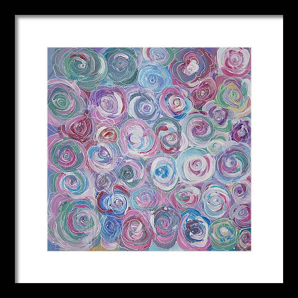 Cuddle Roses - Blooming Collection - Framed Print