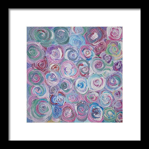 Cuddle Roses - Blooming Collection - Framed Print