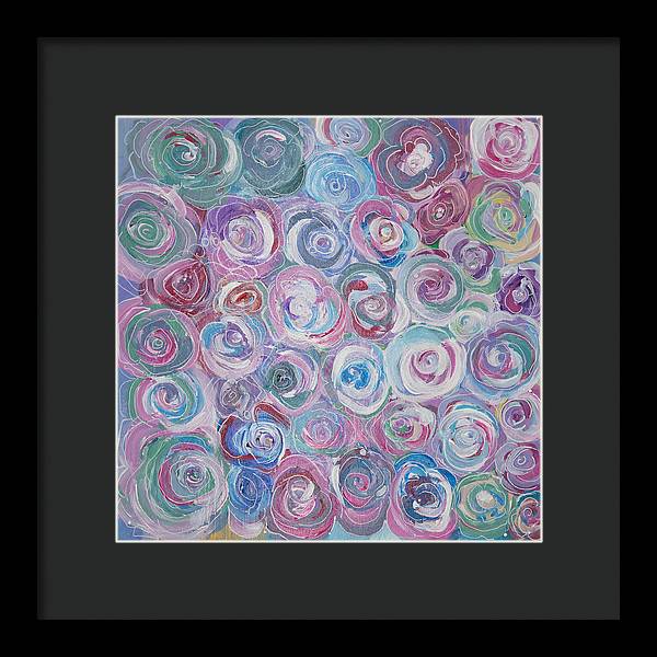 Cuddle Roses - Blooming Collection - Framed Print