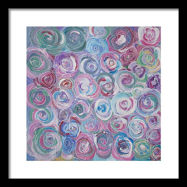 Cuddle Roses - Blooming Collection - Framed Print