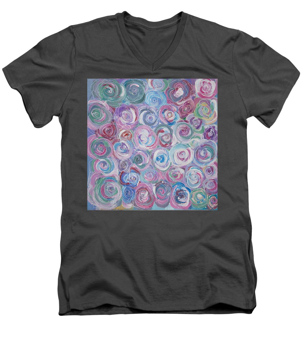 Cuddle Roses - Blooming Collection - Men's V-Neck T-Shirt