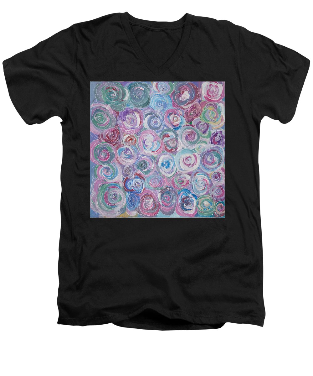 Cuddle Roses - Blooming Collection - Men's V-Neck T-Shirt