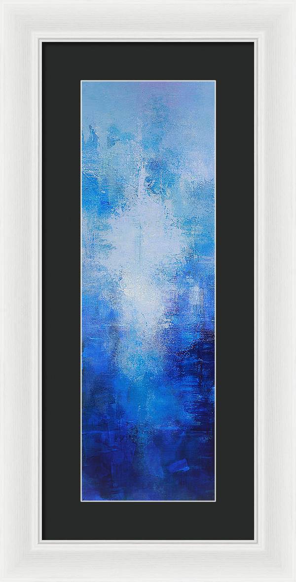 Digging Deep - Abstract Collection - Framed Print