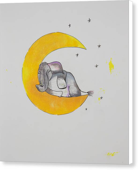 Dreaming - Elephant Collection - Canvas Print