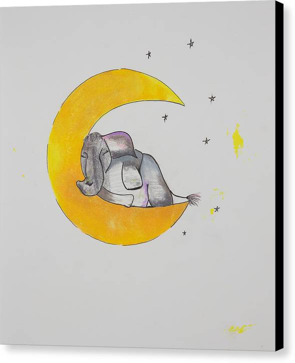 Dreaming - Elephant Collection - Canvas Print