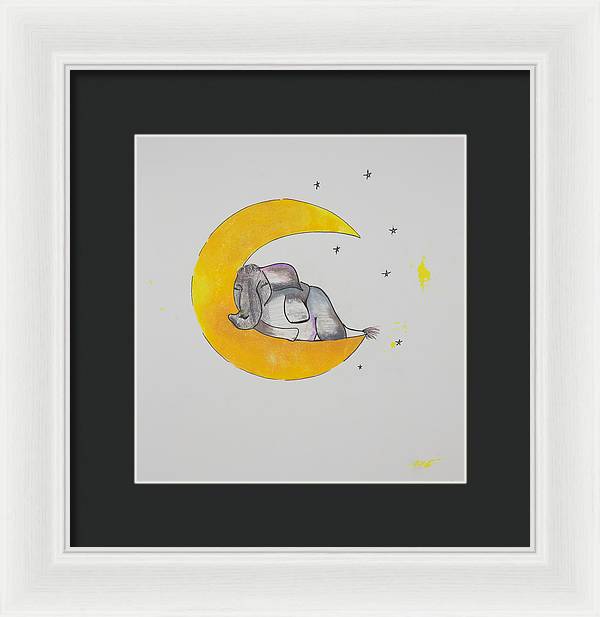 Dreaming - Elephant Collection - Framed Print