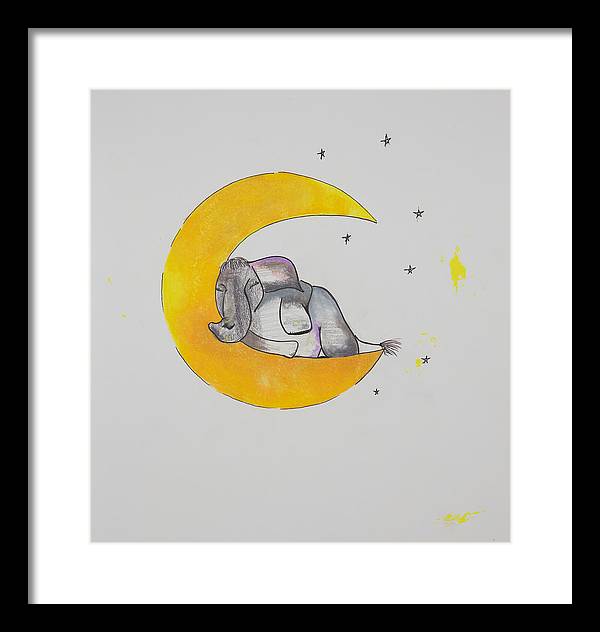 Dreaming - Elephant Collection - Framed Print